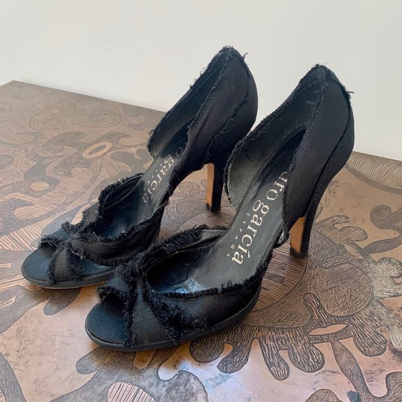 Pedro Garcia Satin Pumps - Picture 1 of 3